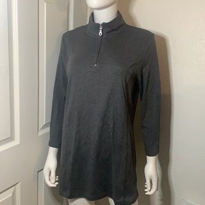 Women’s Core Knit 3/4 Zip Long Sleeve Top Size L NWT